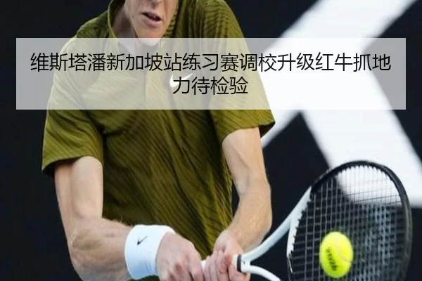 维斯塔潘新加坡站练习赛调校升级红牛抓地力待检验
